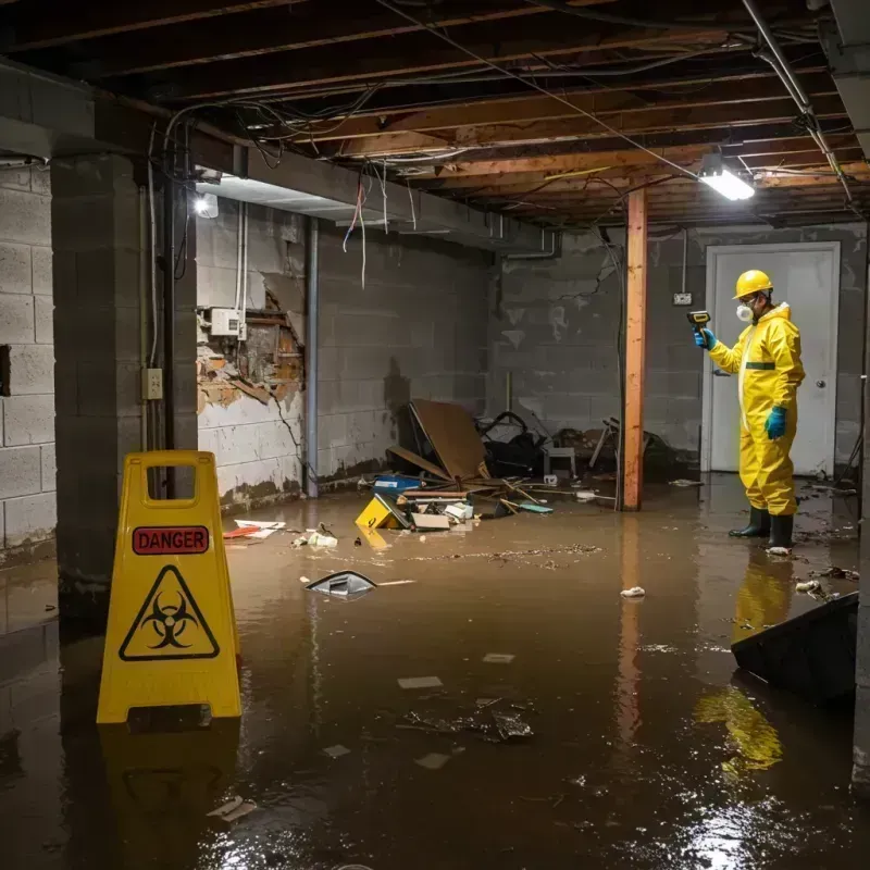 Flooded Basement Electrical Hazard in Salida, CO Property